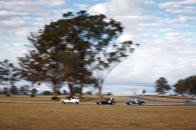 56;1956-Gazelle-Special;24-July-2010;50mm;Australia;Historic-Sports-Racing-Cars;James-Elphick;Morgan-Park-Raceway;QLD;Queensland;Warwick;auto;clouds;motion-blur;motorsport;racing;scenery;sky;trees