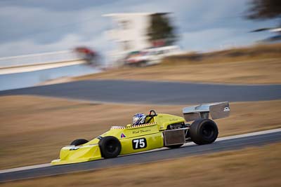 75;1975-March-75B;24-July-2010;Australia;Group-Q;Historic-Racing-Cars;Morgan-Park-Raceway;QLD;Queensland;Rhys-Foster;Topshot;Warwick;auto;motion-blur;motorsport;racing;super-telephoto