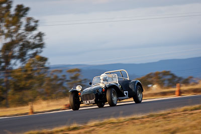 57;1962-Lotus-Seven;24-July-2010;Australia;John-Barram;Morgan-Park-Raceway;QLD;Queensland;Warwick;auto;clouds;motorsport;racing;sky;super-telephoto