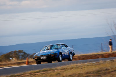 777;1978-Triumph-TR7;24-July-2010;Australia;Morgan-Park-Raceway;QLD;Queensland;Stuart-McGregor-Urch;Warwick;auto;clouds;motorsport;racing;sky;super-telephoto