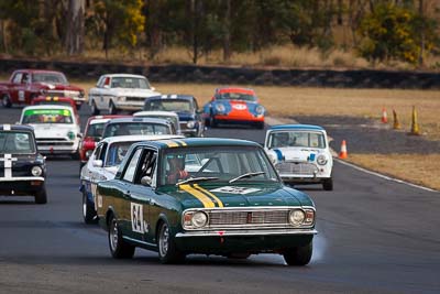 64;1971-Ford-Cortina-Mk2;25-July-2010;Australia;Group-N;Historic-Touring-Cars;Mark-Turner;Morgan-Park-Raceway;QLD;Queensland;Warwick;auto;classic;motorsport;racing;super-telephoto;vintage