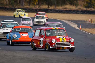 20;1964-Morris-Cooper-S;25-July-2010;Australia;Gregory-Wakefield;Group-N;Historic-Touring-Cars;Morgan-Park-Raceway;QLD;Queensland;Warwick;auto;classic;motorsport;racing;super-telephoto;vintage