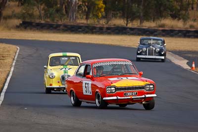 57;1971-Ford-Escort;25-July-2010;Australia;Group-N;Historic-Touring-Cars;Ian-Wilks;Morgan-Park-Raceway;QLD;Queensland;Warwick;auto;classic;motorsport;racing;super-telephoto;vintage