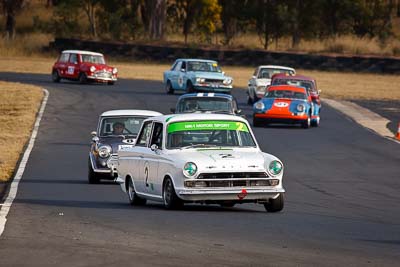 2;1964-Ford-Cortina;25-July-2010;Australia;Bob-Stewart;Group-N;Historic-Touring-Cars;Morgan-Park-Raceway;QLD;Queensland;Warwick;auto;classic;motorsport;racing;super-telephoto;vintage