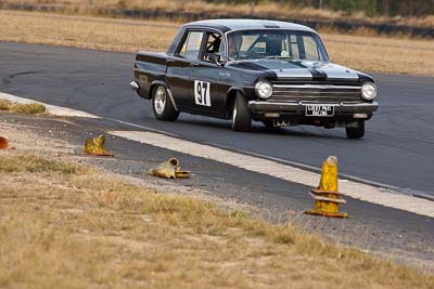 97;1963-Holden-EH;25-July-2010;Australia;Group-N;Historic-Touring-Cars;Morgan-Park-Raceway;Phillip-Taylor;QLD;Queensland;Warwick;auto;classic;motorsport;oversteer;racing;super-telephoto;vintage