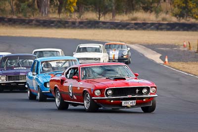 9;1969-Ford-Mustang;25-July-2010;Alan-Evans;Australia;Group-N;Historic-Touring-Cars;Morgan-Park-Raceway;QLD;Queensland;Warwick;auto;classic;motorsport;racing;super-telephoto;vintage