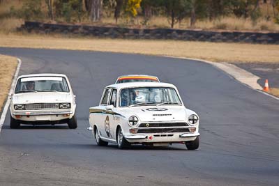 166;1964-Ford-Cortina;25-July-2010;Australia;Craig-Thompson;Group-N;Historic-Touring-Cars;Morgan-Park-Raceway;QLD;Queensland;Warwick;auto;classic;motorsport;racing;super-telephoto;vintage