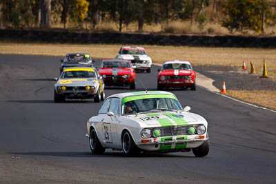 29;1973-Alfa-Romeo-GTV;25-July-2010;Australia;Group-N;Historic-Touring-Cars;Morgan-Park-Raceway;QLD;Queensland;Spencer-Rice;Warwick;auto;classic;motorsport;racing;super-telephoto;vintage