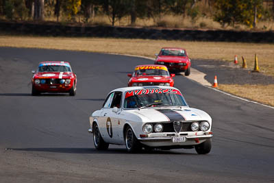 7;1969-Alfa-Romeo-GTV-1750;25-July-2010;Australia;Historic-Production-Sports-Cars;Morgan-Park-Raceway;Paul-Young;QLD;Queensland;Warwick;auto;motorsport;racing;super-telephoto