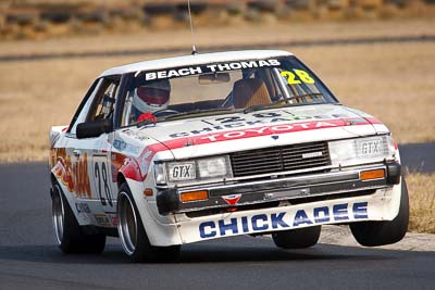 28;1982-Toyota-Celica-GT2000;25-July-2010;Australia;Beach-Thomas;Group-C;Historic-Touring-Cars;Morgan-Park-Raceway;QLD;Queensland;Warwick;auto;classic;motorsport;racing;super-telephoto;vintage