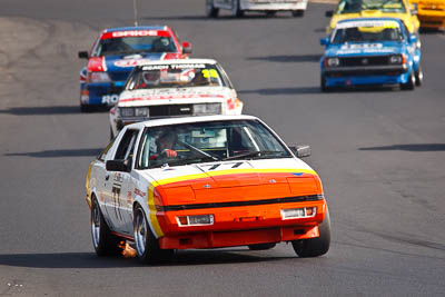 77;25-July-2010;Australia;Craig-Neilson;Group-A;Historic-Touring-Cars;Mitsubishi-Starion;Morgan-Park-Raceway;QLD;Queensland;Warwick;auto;classic;motorsport;racing;super-telephoto;vintage