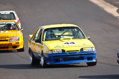 44;1988-Holden-Commodore-VL;25-July-2010;Australia;Group-A;Historic-Touring-Cars;Mark-Taylor;Morgan-Park-Raceway;QLD;Queensland;Warwick;auto;classic;motorsport;racing;super-telephoto;vintage