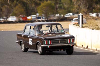 125;1970-Fiat-125-Special;25-July-2010;Australia;Morgan-Park-Raceway;QLD;Queensland;Terry-OSullivan;Warwick;auto;motorsport;racing;super-telephoto