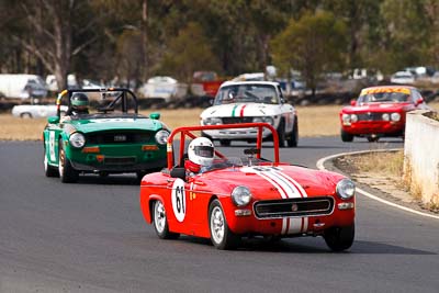 61;1969-MG-Midget;25-July-2010;Australia;Historic-Production-Sports-Cars;Morgan-Park-Raceway;QLD;Queensland;Ric-Forster;Warwick;auto;motorsport;racing;super-telephoto