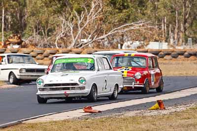 2;1964-Ford-Cortina;25-July-2010;Australia;Bob-Stewart;Group-N;Historic-Touring-Cars;Morgan-Park-Raceway;QLD;Queensland;Warwick;auto;classic;motorsport;racing;super-telephoto;vintage