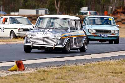 81;1967-Morris-Cooper-S;25-July-2010;Australia;Group-N;Historic-Touring-Cars;Jill-Nelson;Morgan-Park-Raceway;QLD;Queensland;Warwick;auto;classic;motorsport;racing;super-telephoto;vintage