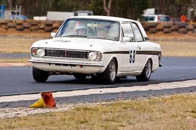 68;1968-Ford-Cortina-240-Mk-II;25-July-2010;Australia;Group-N;Historic-Touring-Cars;Kevin-Moore;Morgan-Park-Raceway;QLD;Queensland;Warwick;auto;classic;motorsport;racing;super-telephoto;vintage