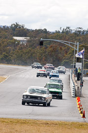 50;1970-Ford-Falcon-GTHO;25-July-2010;Australia;Graeme-Wakefield;Group-N;Historic-Touring-Cars;Morgan-Park-Raceway;QLD;Queensland;Warwick;auto;classic;motorsport;racing;super-telephoto;vintage
