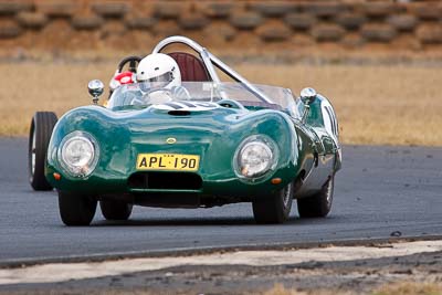 113;1960-Lolus-Sports;25-July-2010;Australia;Historic-Sports-Racing-Cars;Morgan-Park-Raceway;QLD;Queensland;Warwick;Warwick-McBean;auto;motorsport;racing;super-telephoto