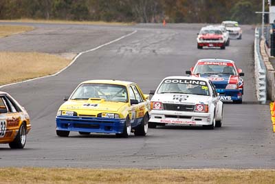 44;96;1980-Holden-Commodore-VB;1988-Holden-Commodore-VL;25-July-2010;Australia;Chris-Collins;Group-A;Group-C;Historic-Touring-Cars;Mark-Taylor;Morgan-Park-Raceway;QLD;Queensland;Warwick;auto;classic;motorsport;racing;super-telephoto;vintage