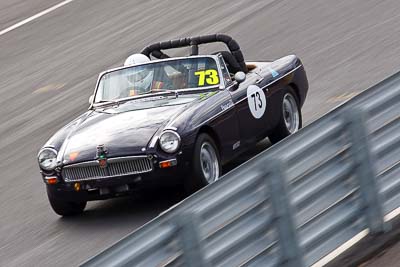 73;1967-MGB-Mk-Roadster;25-July-2010;Australia;Historic-Production-Sports-Cars;Morgan-Park-Raceway;QLD;Queensland;Tim-Pearsall;Warwick;auto;motorsport;racing;super-telephoto