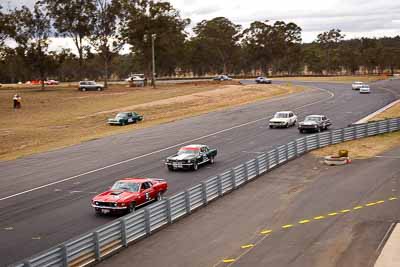 9;1969-Ford-Mustang;25-July-2010;50mm;Alan-Evans;Australia;Group-N;Historic-Touring-Cars;Morgan-Park-Raceway;QLD;Queensland;Warwick;auto;classic;motorsport;racing;vintage