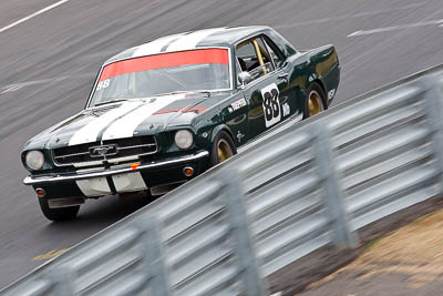 88;1964-Ford-Mustang;25-July-2010;Australia;Greg-Toepfer;Group-N;Historic-Touring-Cars;Morgan-Park-Raceway;QLD;Queensland;Warwick;auto;classic;motorsport;racing;super-telephoto;vintage