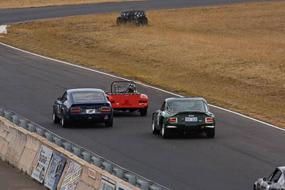 28;60;82;1969-TVR-Tuscan;1975-Lotus-Seven-S4;1976-Datsun-280Z;25-July-2010;Australia;Historic-Production-Sports-Cars;Jason-Lea;Laurie-Burton;Michael-Byrne;Morgan-Park-Raceway;QLD;Queensland;Warwick;auto;motorsport;racing;super-telephoto