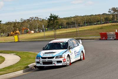 6;30-July-2010;APRC;Asia-Pacific-Rally-Championship;Australia;Caloundra;David-Green;Evo-9;Mitsubishi-Lancer;Mitsubishi-Lancer-Evolution-IX;Nathan-Quinn;QLD;Queensland;Sunshine-Coast;auto;motorsport;racing;shakedown;telephoto