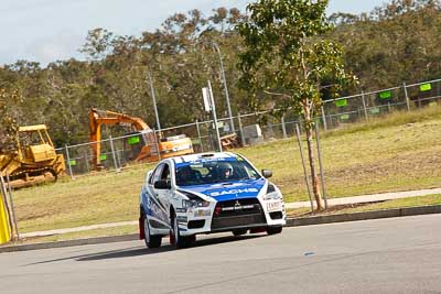 18;30-July-2010;ARC;Australia;Australian-Rally-Championship;Caloundra;Evo-10;John-McCarthy;Mitsubishi-Lancer;Mitsubishi-Lancer-Evolution-X;QLD;Queensland;Sachs-Rally-Team;Steven-Shepheard;Sunshine-Coast;auto;motorsport;racing;shakedown;telephoto