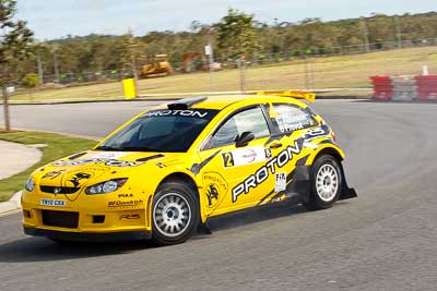 2;30-July-2010;APRC;Asia-Pacific-Rally-Championship;Australia;Caloundra;Chris-Atkinson;Proton-Satria-Neo-S2000;QLD;Queensland;Stephane-Prevot;Sunshine-Coast;auto;motorsport;racing;shakedown;telephoto