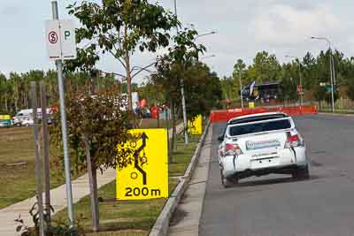 14;30-July-2010;ARC;Australia;Australian-Rally-Championship;Caloundra;QLD;Queensland;Simon-Evans;Subaru-Impreza-WRX;Sue-Evans;Sunshine-Coast;auto;motorsport;racing;shakedown;telephoto