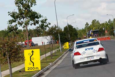 11;30-July-2010;APRC;Asia-Pacific-Rally-Championship;Atsushi-Masumura;Australia;Caloundra;Evo-7;Mitsubishi-Lancer;Mitsubishi-Lancer-Evolution-VII;Osamu-Yoda;QLD;Queensland;Sunshine-Coast;Super-Alex-Troop;auto;motorsport;racing;shakedown;telephoto