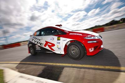 19;30-July-2010;ARC;Australia;Australian-Rally-Championship;Caloundra;Eli-Evans;Glen-Weston;Honda-Civic-Type-R;QLD;Queensland;Sunshine-Coast;auto;clouds;motorsport;racing;shakedown;sky;wide-angle