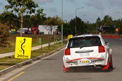 22;30-July-2010;ARC;Australia;Australian-Rally-Championship;Caloundra;Margot-Knowles;QLD;Queensland;Simon-Knowles;Sunshine-Coast;Toyota-Corolla-Sportivo;auto;motorsport;racing;shakedown;telephoto