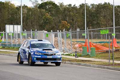 9;30-July-2010;APRC;Asia-Pacific-Rally-Championship;Australia;Ben-Searcy;Caloundra;Jean‒Louis-Leyraud;QLD;Queensland;Subaru-Impreza-WRX-STI;Sunshine-Coast;auto;motorsport;racing;shakedown;telephoto