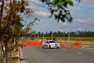 11;30-July-2010;APRC;Asia-Pacific-Rally-Championship;Atsushi-Masumura;Australia;Caloundra;Evo-7;Mitsubishi-Lancer;Mitsubishi-Lancer-Evolution-VII;Osamu-Yoda;QLD;Queensland;Sunshine-Coast;Super-Alex-Troop;Topshot;auto;motorsport;racing;shakedown;telephoto