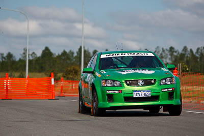 27;30-July-2010;ARC;Australia;Australian-Rally-Championship;Caloundra;Holden-Commodore-VE-SS;Jason-Bruinsma;Lisa-White;QLD;Queensland;Sunshine-Coast;auto;motorsport;racing;shakedown;telephoto