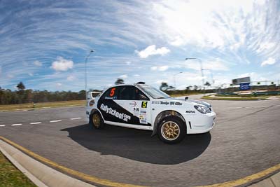 5;30-July-2010;APRC;Asia-Pacific-Rally-Championship;Australia;Brendan-Reeves;Caloundra;QLD;Queensland;Rhianon-Smyth;Subaru-Impreza-WRX-STI;Sunshine-Coast;auto;clouds;fisheye;motorsport;racing;shakedown;sky