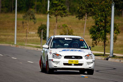 26;30-July-2010;ARC;Australia;Australian-Rally-Championship;Caloundra;John-Berne;QLD;Queensland;Subaru-Impreza-RS;Sunshine-Coast;Tony-Best;auto;motorsport;racing;shakedown;super-telephoto