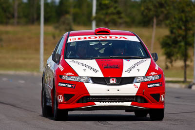 19;30-July-2010;ARC;Australia;Australian-Rally-Championship;Caloundra;Eli-Evans;Glen-Weston;Honda-Civic-Type-R;QLD;Queensland;Sunshine-Coast;auto;motorsport;racing;shakedown;super-telephoto