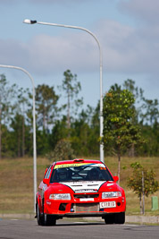 25;30-July-2010;ARC;Australia;Australian-Rally-Championship;Caitlin-Earley;Caloundra;Evo-6;Mike-Bailey;Mitsubishi-Lancer;Mitsubishi-Lancer-Evolution-VI;QLD;Queensland;Sunshine-Coast;auto;motorsport;racing;shakedown;super-telephoto