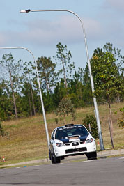 5;30-July-2010;APRC;Asia-Pacific-Rally-Championship;Australia;Brendan-Reeves;Caloundra;QLD;Queensland;Rhianon-Smyth;Subaru-Impreza-WRX-STI;Sunshine-Coast;auto;motorsport;racing;shakedown;super-telephoto