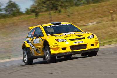 4;30-July-2010;APRC;Alister-McRae;Asia-Pacific-Rally-Championship;Australia;Bill-Hayes;Caloundra;Proton-Satria-Neo-S2000;QLD;Queensland;Sunshine-Coast;Topshot;auto;motorsport;racing;shakedown;telephoto