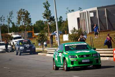 27;30-July-2010;ARC;Australia;Australian-Rally-Championship;Caloundra;Holden-Commodore-VE-SS;Jason-Bruinsma;Lisa-White;QLD;Queensland;Sunshine-Coast;auto;motorsport;racing;shakedown;telephoto