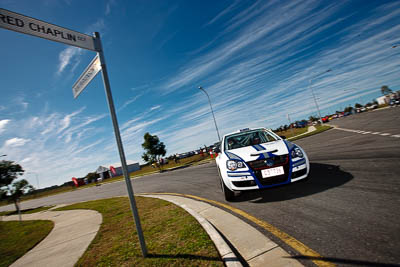 34;30-July-2010;Australia;Caloundra;Gerard-McConkey;Marius-Swart;QLD;QRC;Queensland;Queensland-Rally-Championship;Sunshine-Coast;Volkswagen-Polo-S2000;auto;clouds;motorsport;racing;shakedown;sky;wide-angle