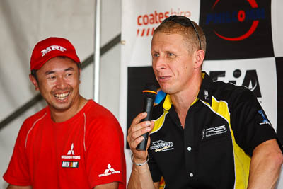 30-July-2010;APRC;Alister-McRae;Asia-Pacific-Rally-Championship;Australia;Caloundra;QLD;Queensland;Sunshine-Coast;auto;interview;motorsport;portrait;racing;telephoto