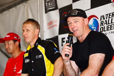 30-July-2010;ARC;Australia;Australian-Rally-Championship;Caloundra;QLD;Queensland;Simon-Evans;Sunshine-Coast;auto;interview;motorsport;portrait;racing;telephoto