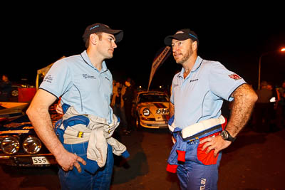 30-July-2010;APRC;Asia-Pacific-Rally-Championship;Australia;Caloundra;David-Green;Nathan-Quinn;QLD;Queensland;Sunshine-Coast;auto;motorsport;night;portrait;racing;wide-angle