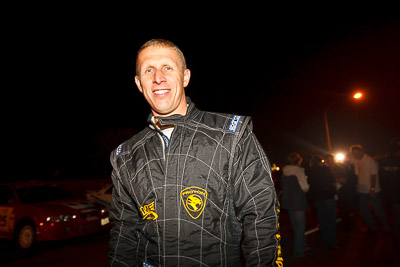 30-July-2010;APRC;Alister-McRae;Asia-Pacific-Rally-Championship;Australia;Caloundra;QLD;Queensland;Sunshine-Coast;auto;motorsport;night;portrait;racing;wide-angle